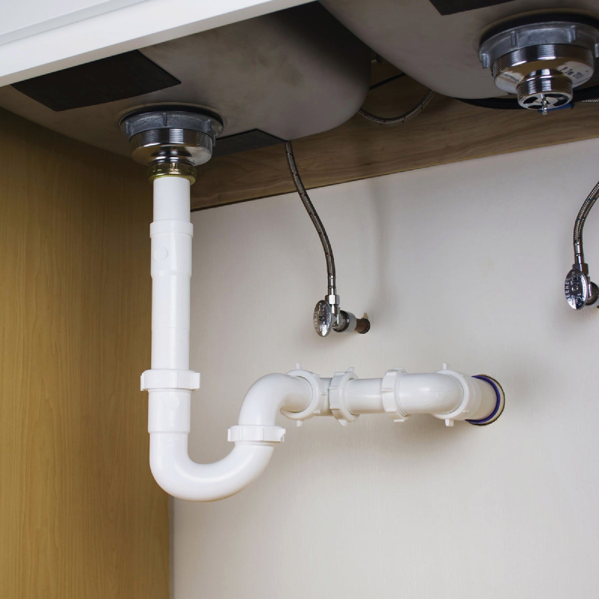 Keeney 1-1/2 In. x 12 In. White Plastic Extension Tube Image 3