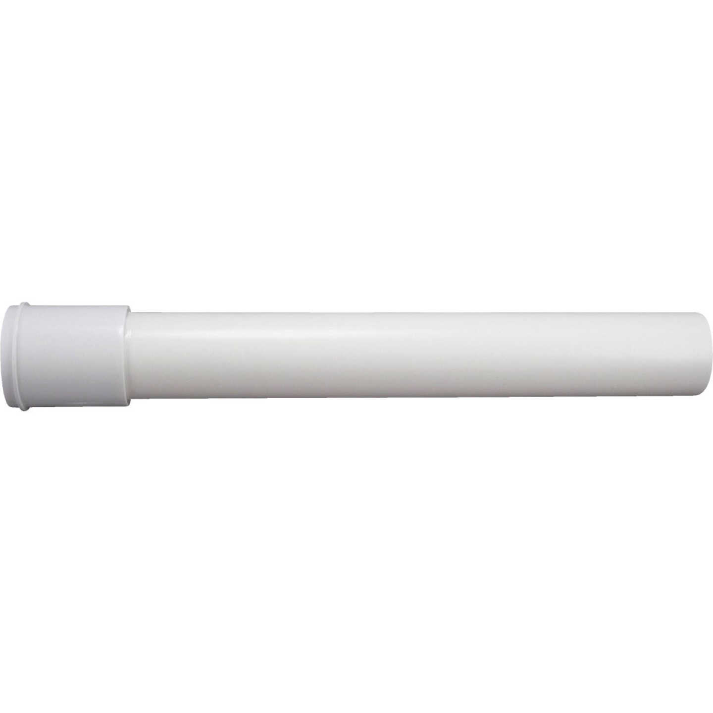 Keeney 1-1/2 In. x 12 In. White Plastic Extension Tube Image 1