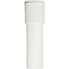 Keeney 1-1/2 In. x 6 In. White Plastic Extension Tube Image 2