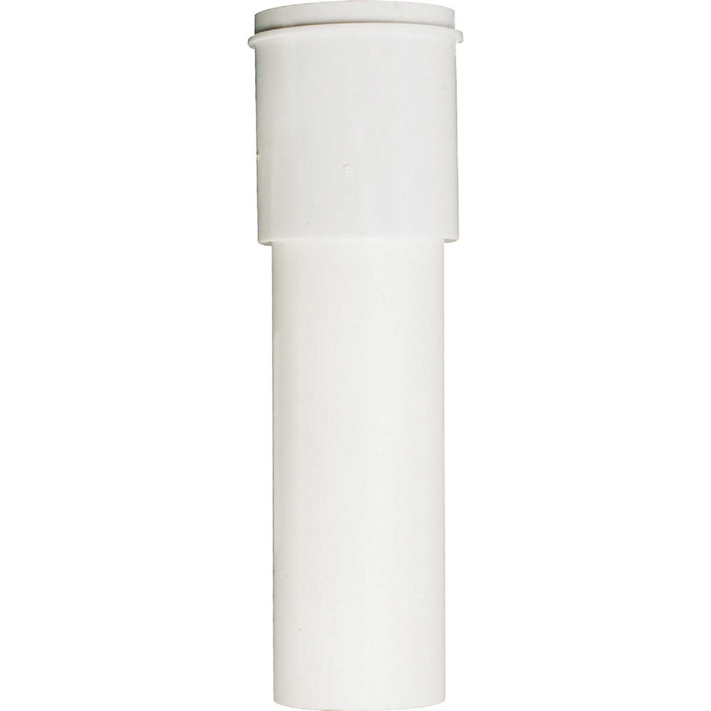 Keeney 1-1/2 In. x 6 In. White Plastic Extension Tube Image 2