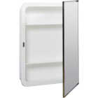 Zenith Stainless Steel 16.13 in W x 20.13 in H x 3.25 in D Single Mirror Surface/Recess Mount Medicine Cabinet Image 5