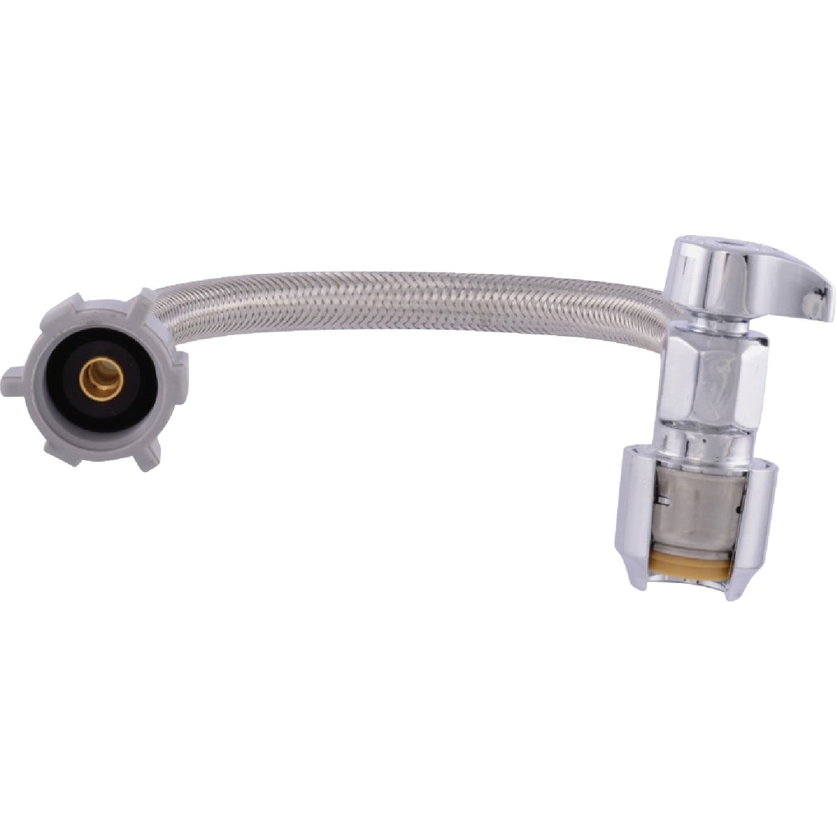 SharkBite 1/2 In. C x 7/8 In. BC x 12 In. L Braided Stainless Steel Toilet Connector Image 8