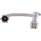 SharkBite 1/2 In. C x 7/8 In. BC x 12 In. L Braided Stainless Steel Toilet Connector Image 8