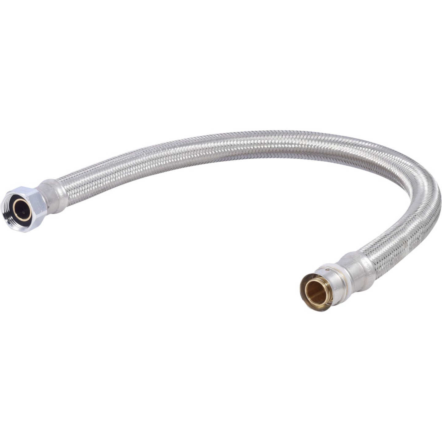 SharkBite 3/4 In. x 3/4 In.FIP x 18 In. PEX Press Stainless Steel Flex Connector Image 1