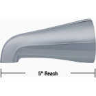 Danco 1/2 In. Slip-Fit Chrome Bathtub Spout Image 5