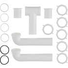 Keeney 1-1/2 In. x 16 In. White Polypropylene Center Outlet Waste Image 3