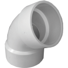 Charlotte Pipe 3 In. Schedule 40 60 Deg. DWV PVC Elbow (1/6 Bend) Image 1