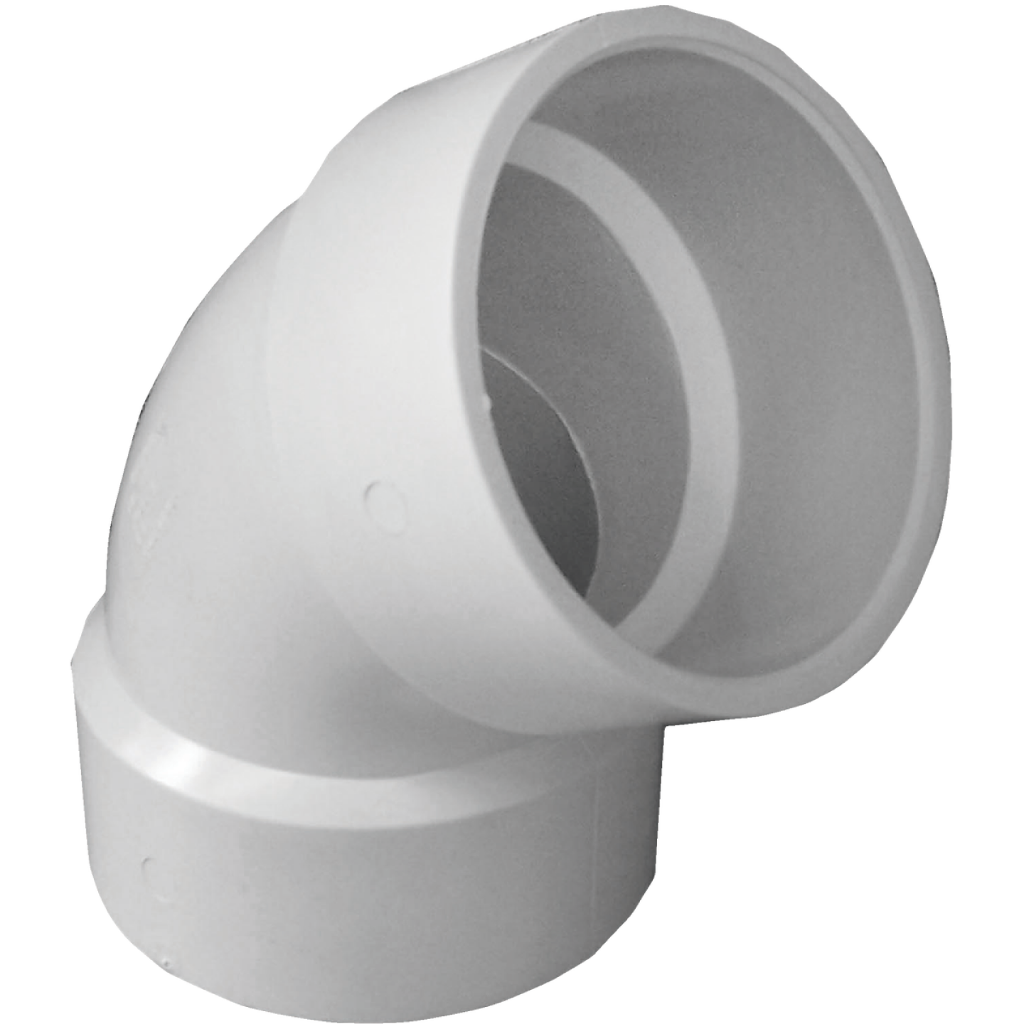 Charlotte Pipe 3 In. Schedule 40 60 Deg. DWV PVC Elbow (1/6 Bend) Image 1