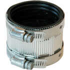 Black Swan 1-1/2 In. Neoprene No-Hub Coupling with Stainless Steel Clamps Image 1