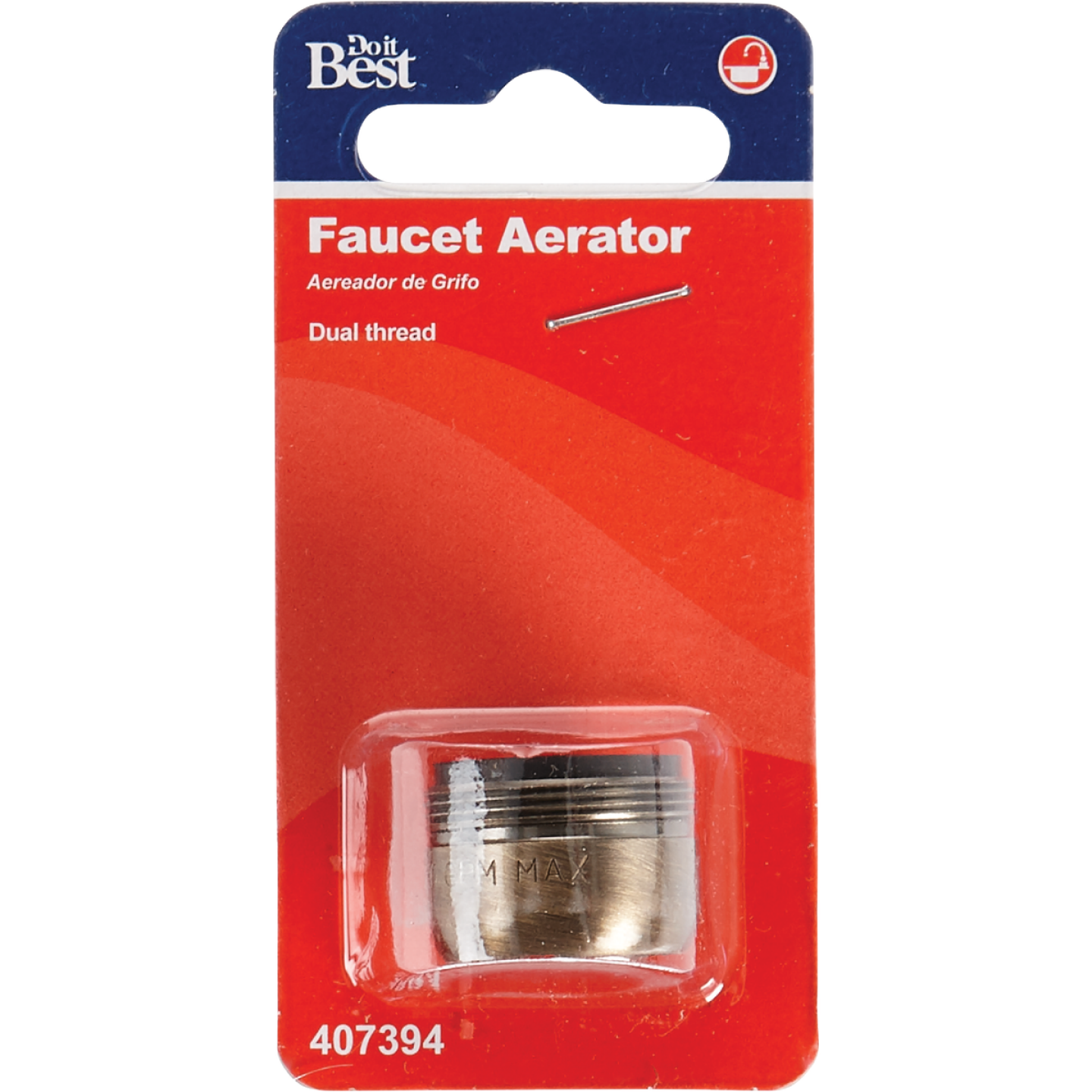 Do it Duo-Fit 2.0 GPM Water Saver Aerator, Antique Brass Image 2