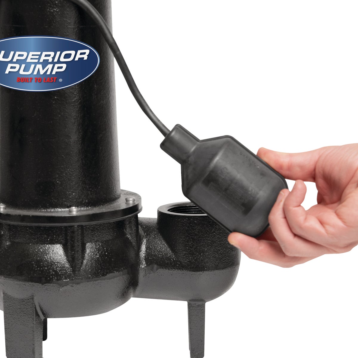 Superior Pump 1/2 H.P. Cast Iron Submersible Sewage Ejector Pump Image 2