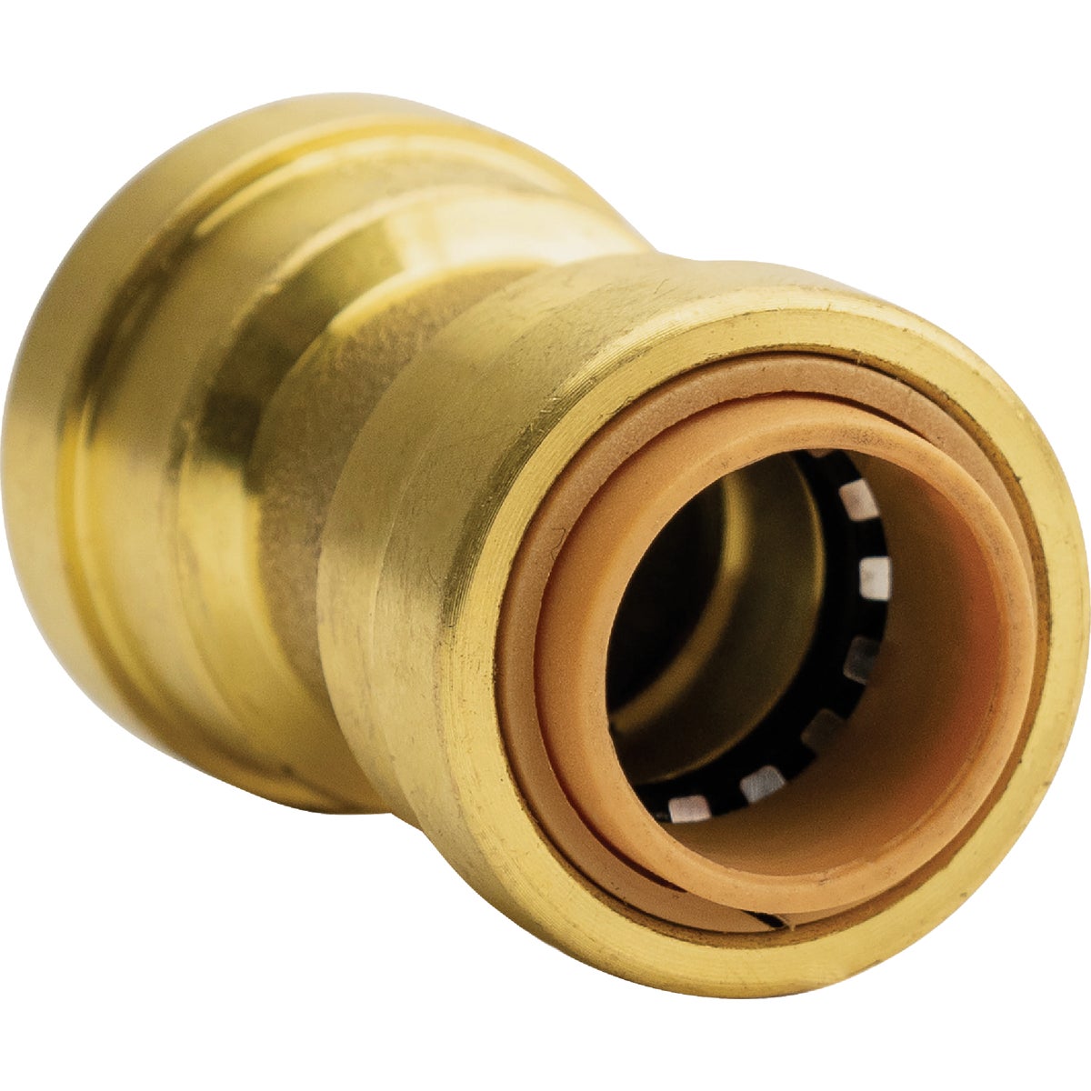 QuickFitting 1/2 In. x 1/2 In. Push-to-Connect Brass Polybutylene Transition (Conversion) Coupling Image 5