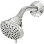 Moen Attune 8-Spray Pattern 4 In. Wall Mount Fixed Shower Head, Chrome Image 1