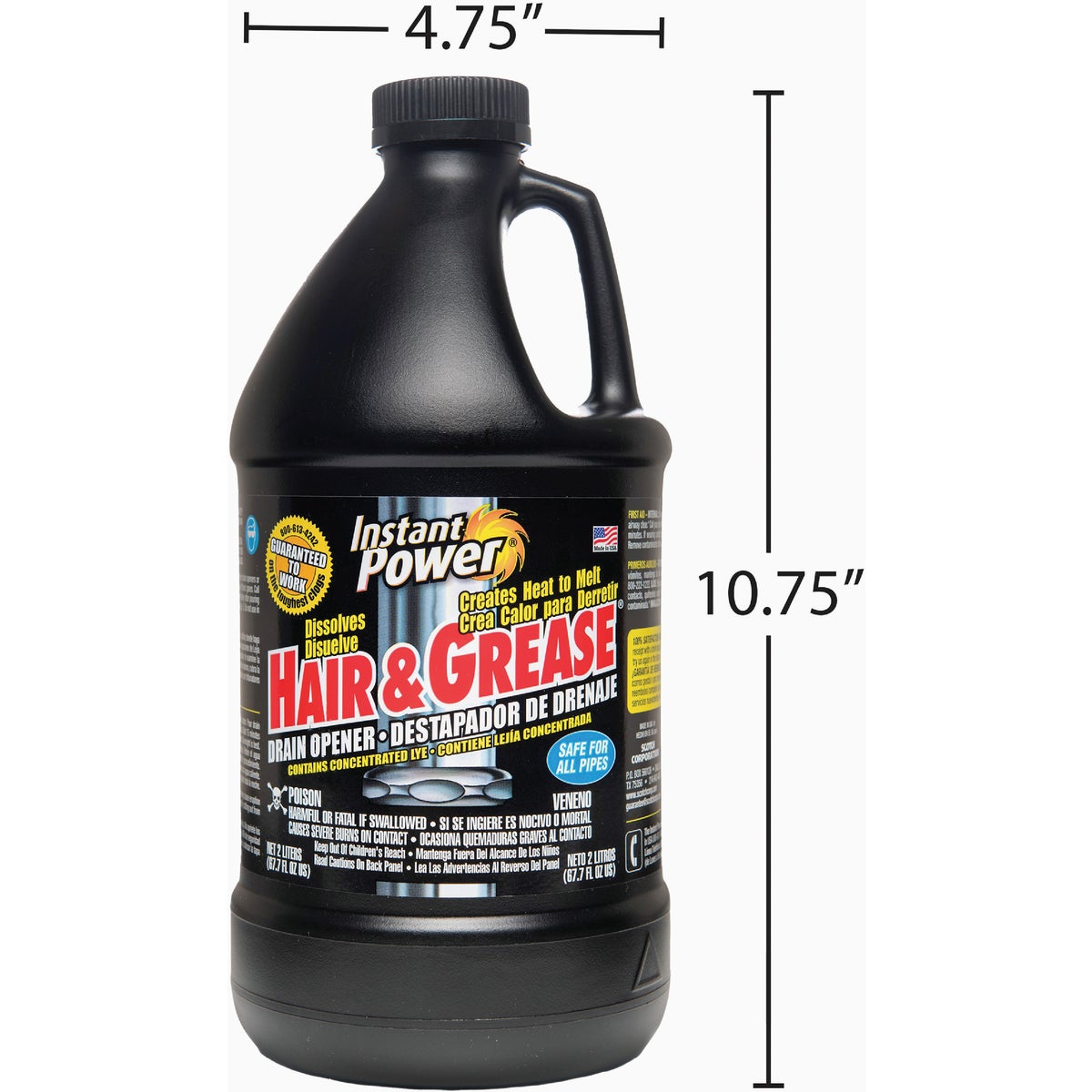 Instant Power 67.6 Oz. Instant Power Liquid Drain Cleaner Image 2