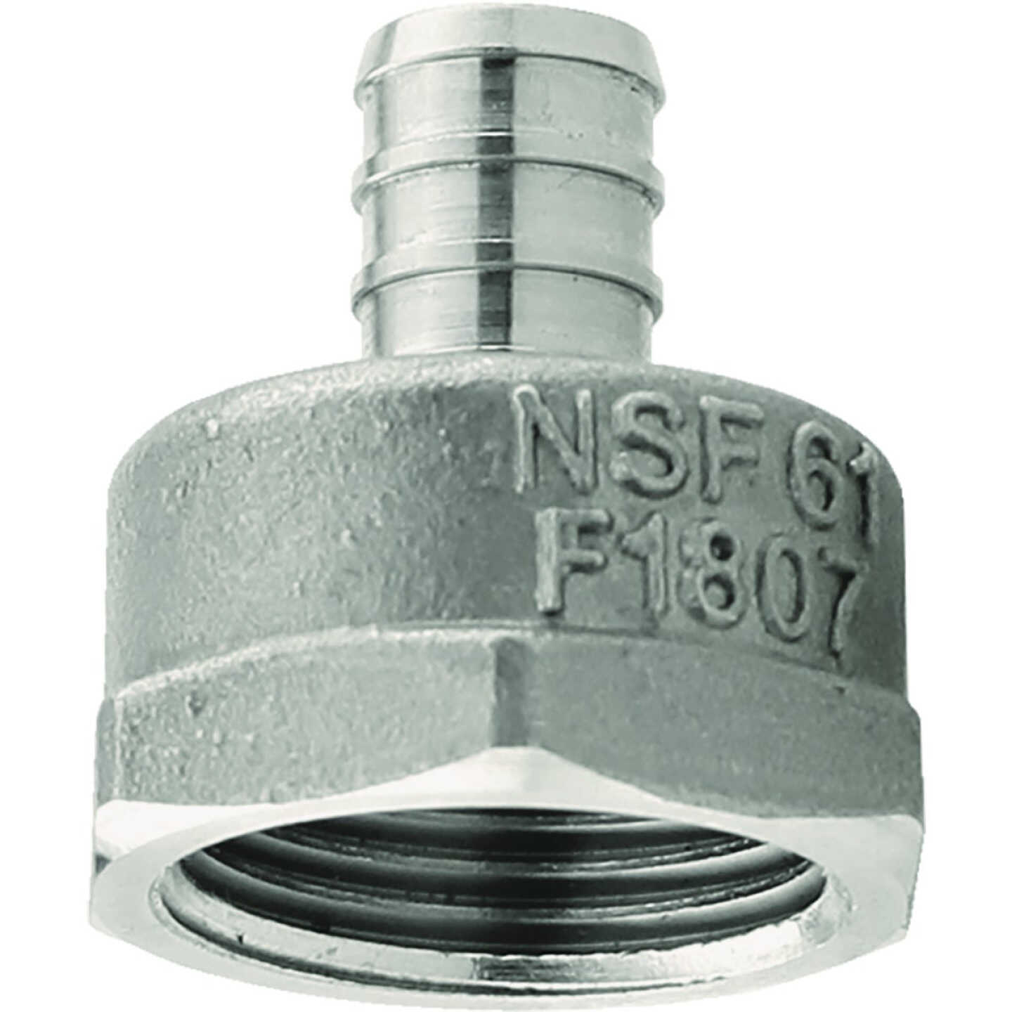 Plumbeez 1/2 In. x 3/4 In. FPT Stainless Steel PEX Adapter Image 1