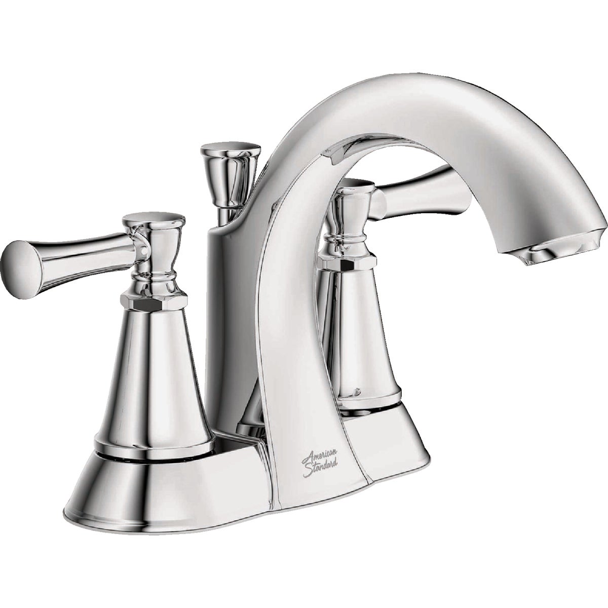 American Standard Chancellor 2-Handle Lever 4 In. Centerset Bathroom Faucet with Pop-Up, Chrome  Image 1
