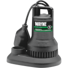 Wayne 1/3 HP 115V Plastic Submersible Sump Pump Image 1