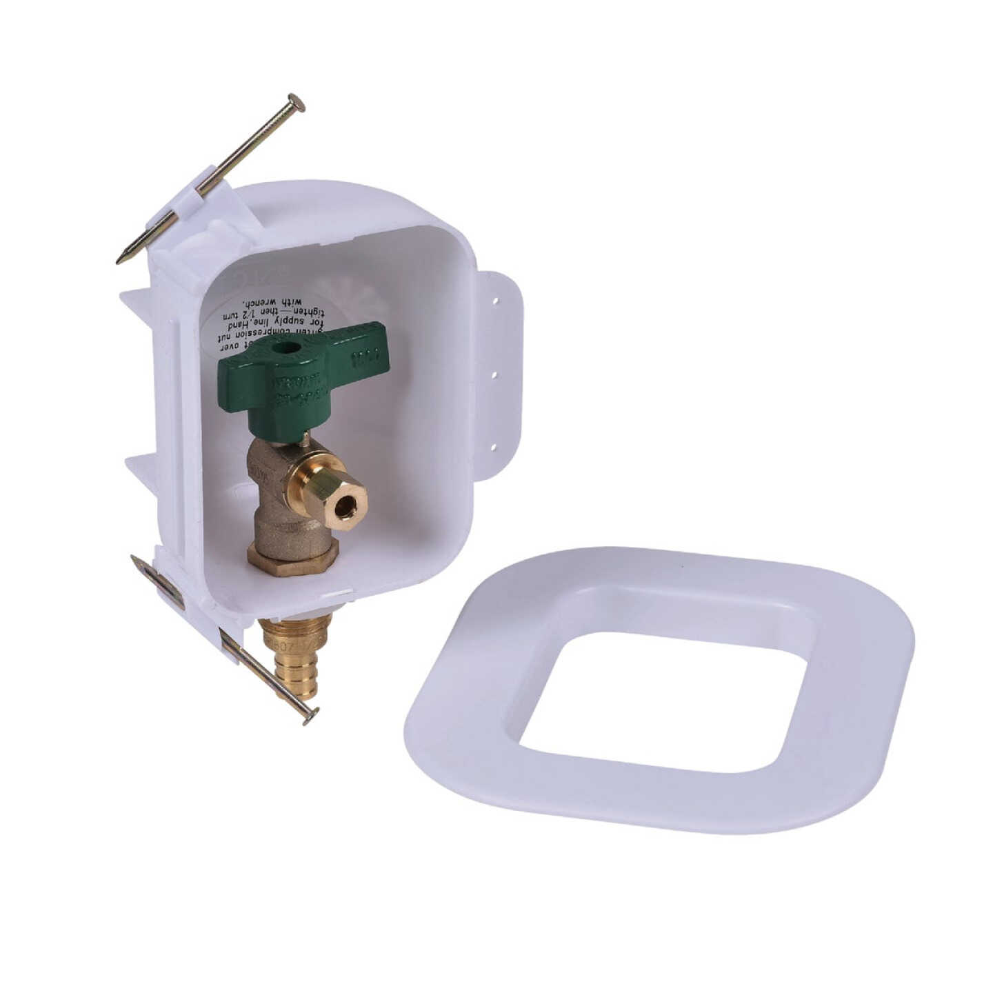 Oatey I2K Low Lead Ice Maker Outlet Box Image 1