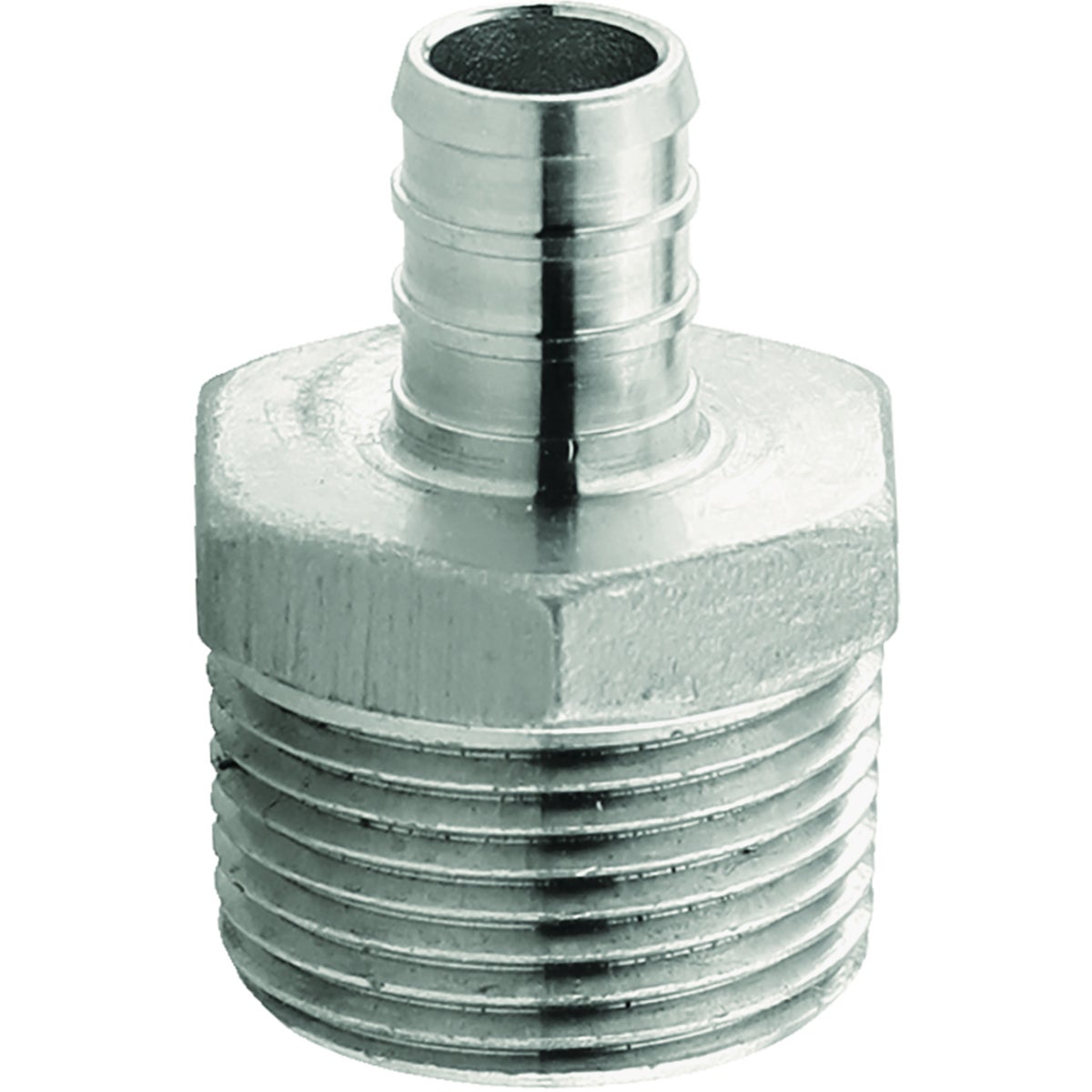 Plumbeez 1/2 In. x 3/4 In. MPT Stainless Steel PEX Adapter Image 1