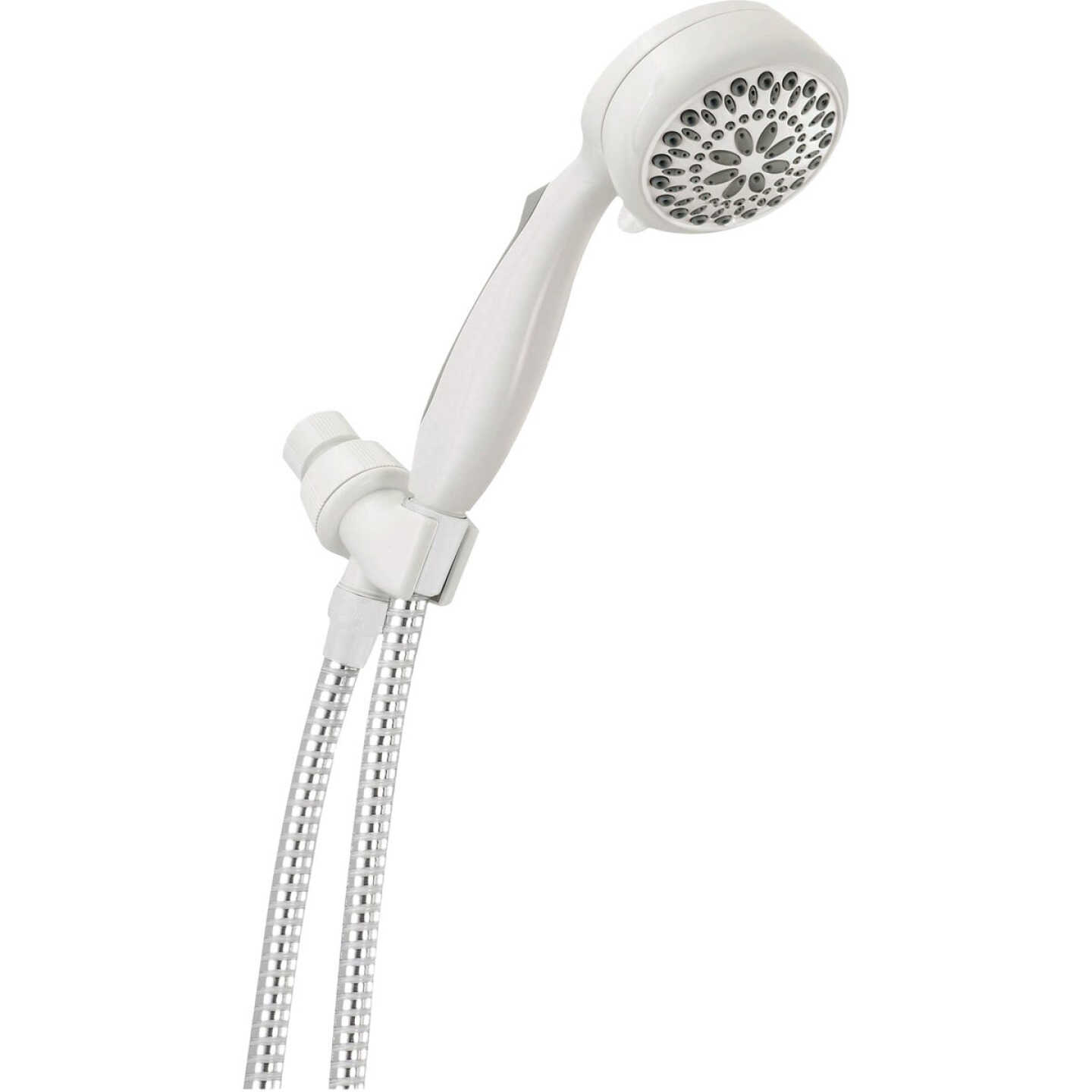 Delta 1.75 GPM White 7-Spray Handheld Shower Head Image 1