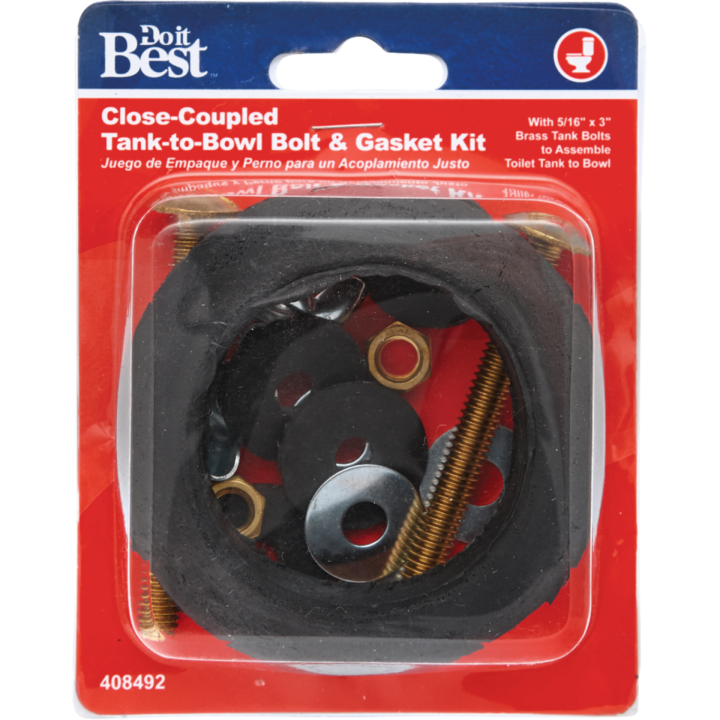 Do it 5/16 In. x 3 In. Toilet Bolt and Washer Kit Image 2