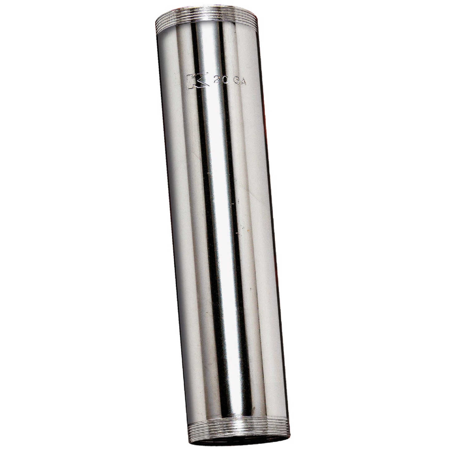 Keeney 1-1/4 In. x 12 In. Chrome Plated Threaded Tube Image 1