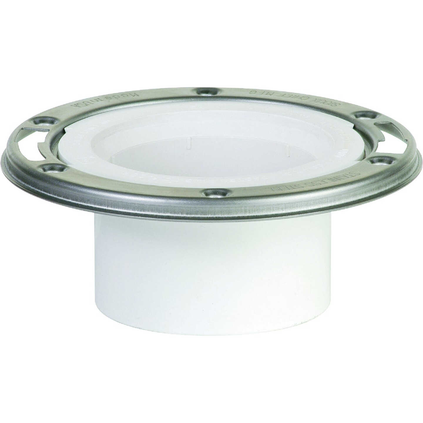 Sioux Chief 4 In.x 3 In. Schedule 40 DWV Open PVC Closet Flange Image 2