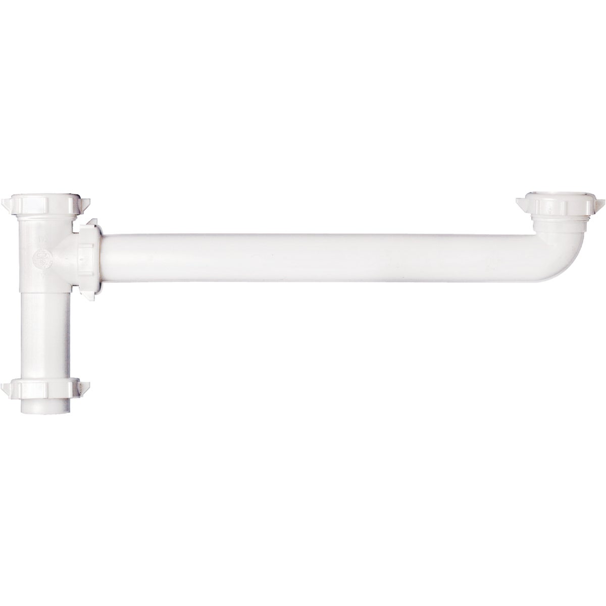 Keeney 1-1/2 In. x 16 In. White Polypropylene End Outlet Waste Image 2