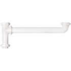 Keeney 1-1/2 In. x 16 In. White Polypropylene End Outlet Waste Image 2