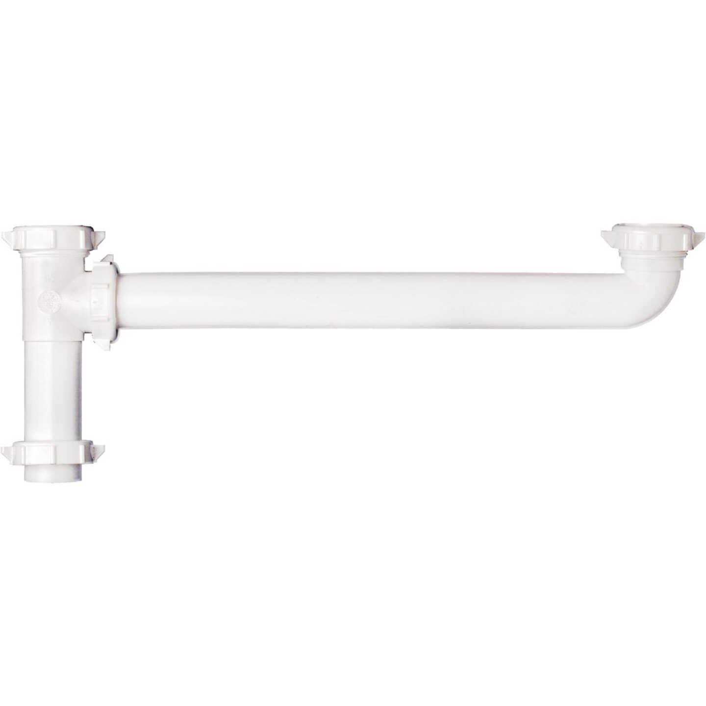 Keeney 1-1/2 In. x 16 In. White Polypropylene End Outlet Waste Image 2