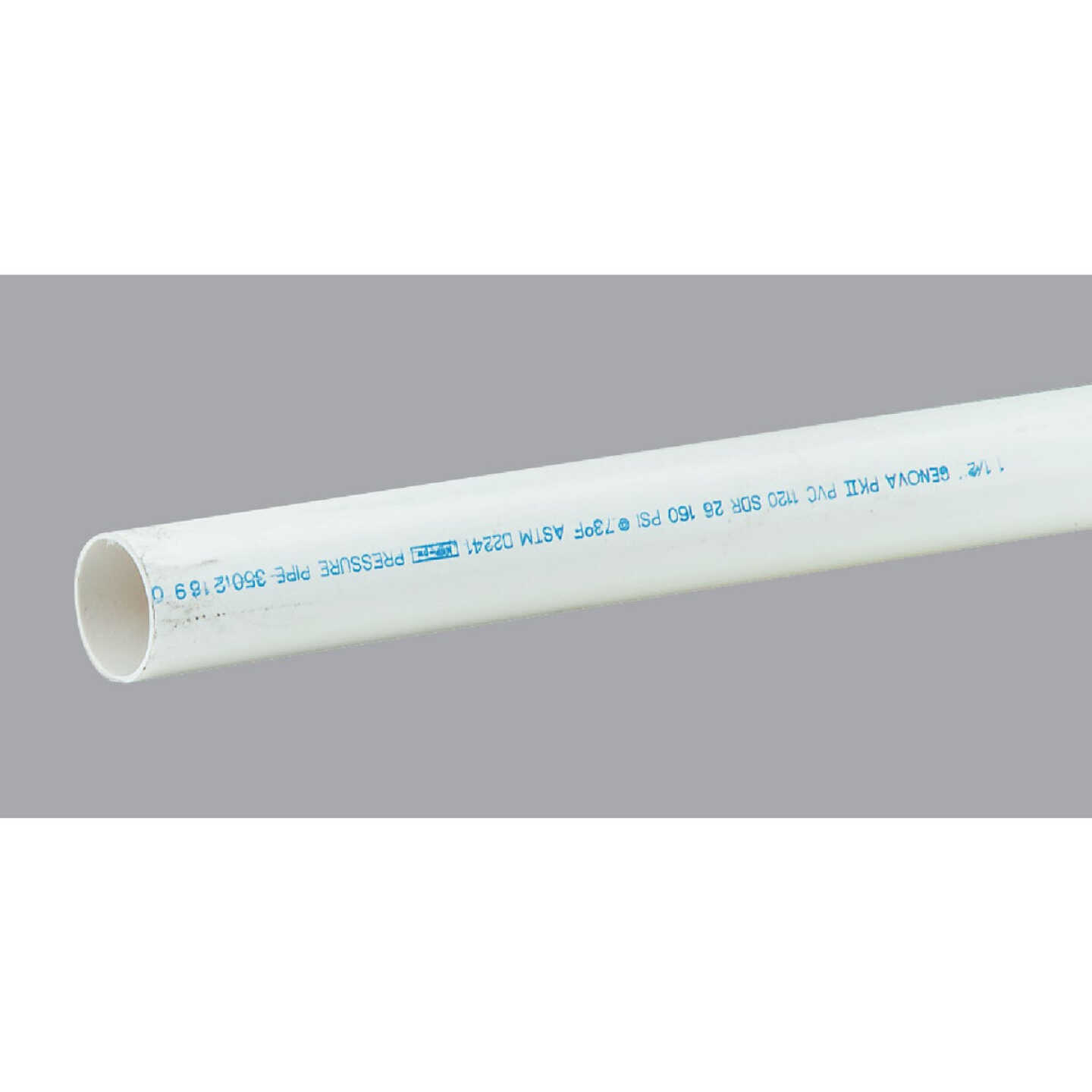 Charlotte 1-1/2 In. x 10 Ft. Cold Water PVC Pressure Pipe, SDR 26 Image 1