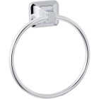 Home Impressions Vista Polished Chrome Towel Ring Image 1