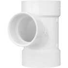 Charlotte Pipe 4 In. x 3 In. Reducing Sanitary PVC Tee Image 1