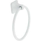 Home Impressions Vista White Towel Ring Image 1