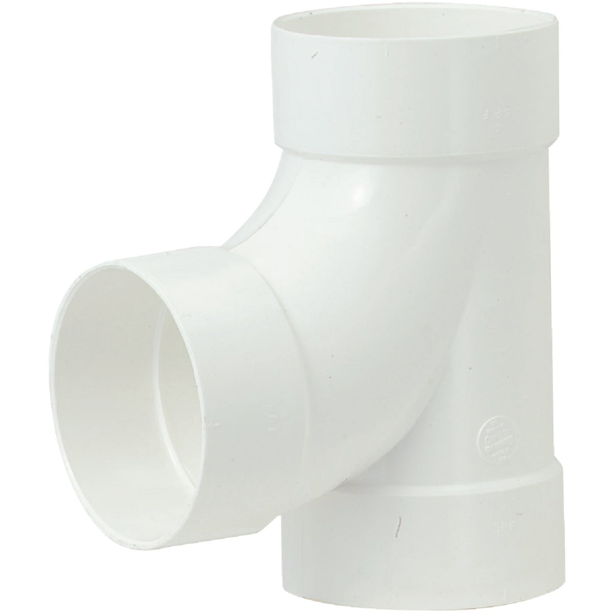 IPEX Sanitary Tee 4 In. PVC Sewer and Drain Tee Image 2