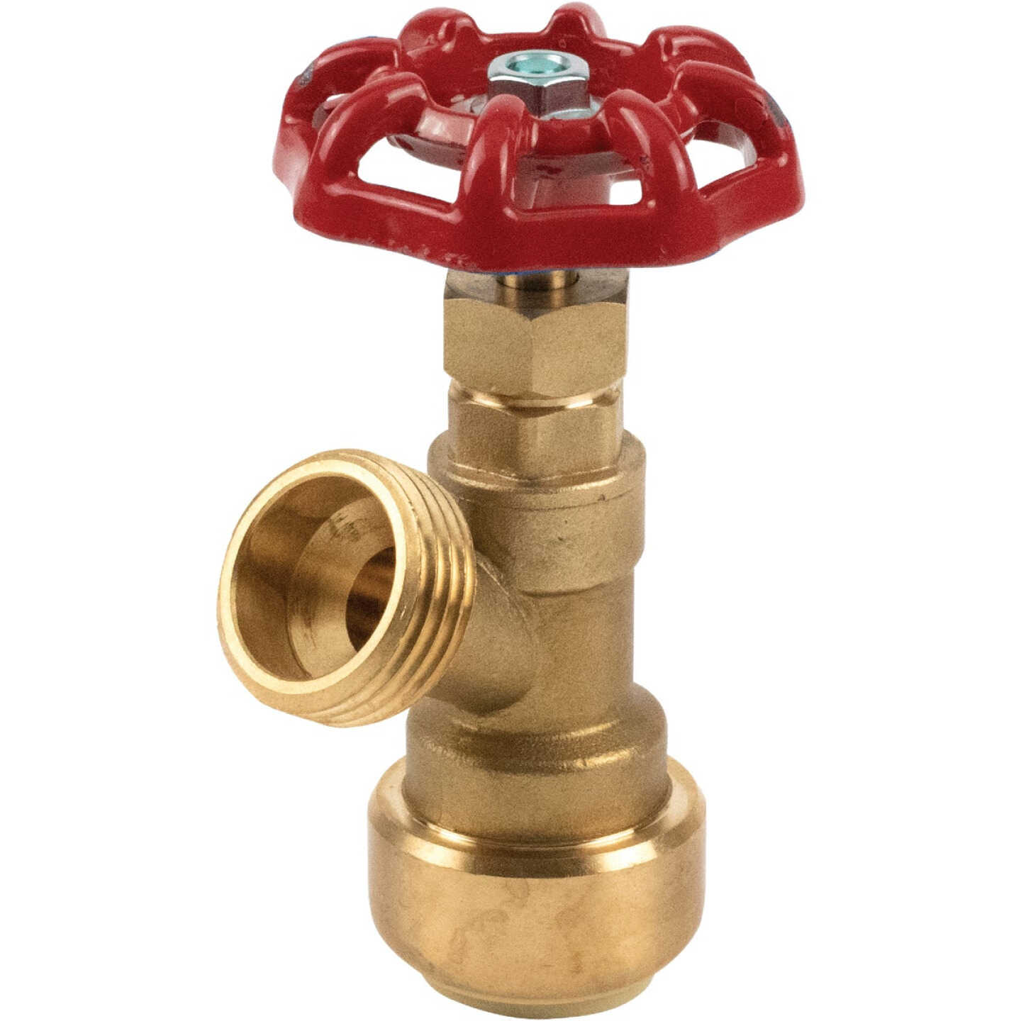 ProLine 1/2 In. PF x 3/4 In. MHT Brass Push Fit Boiler Drain Image 1
