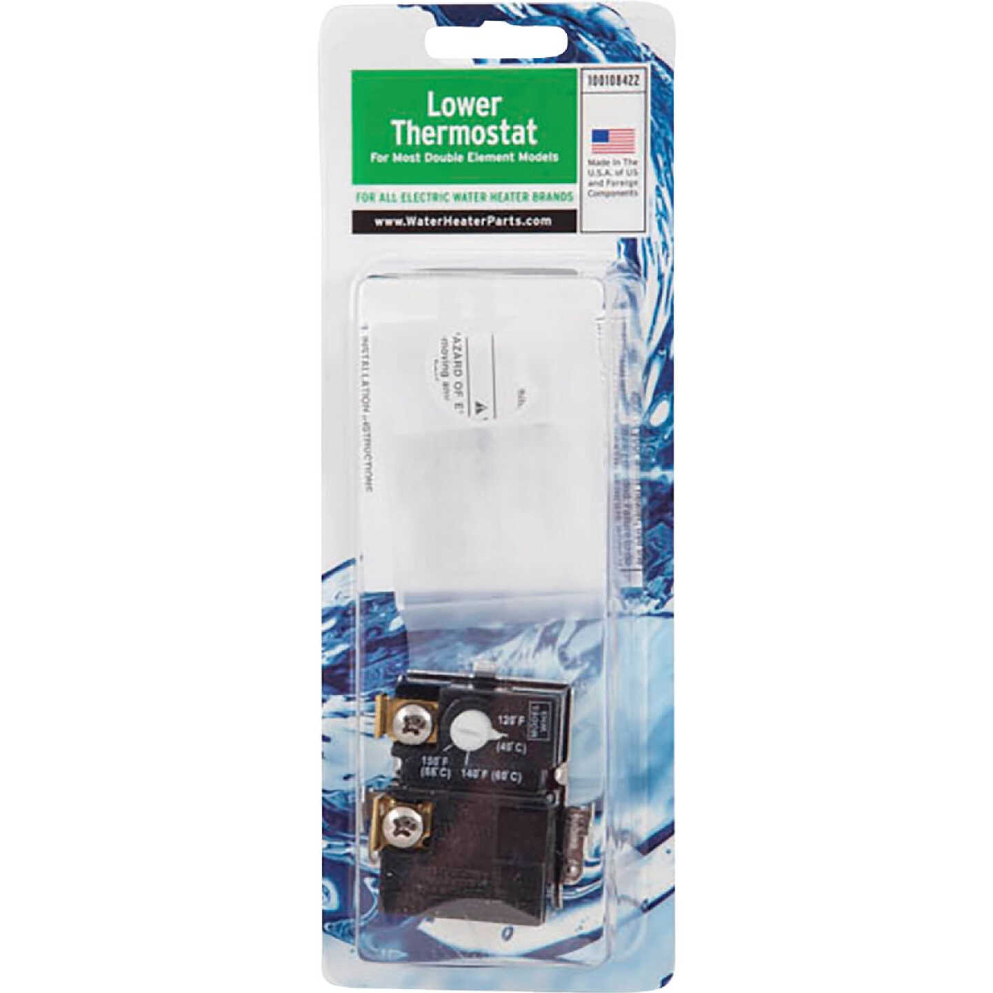 Reliance (WH9) Lower Electric Water Heater Thermostat For 2-Element Models Image 1