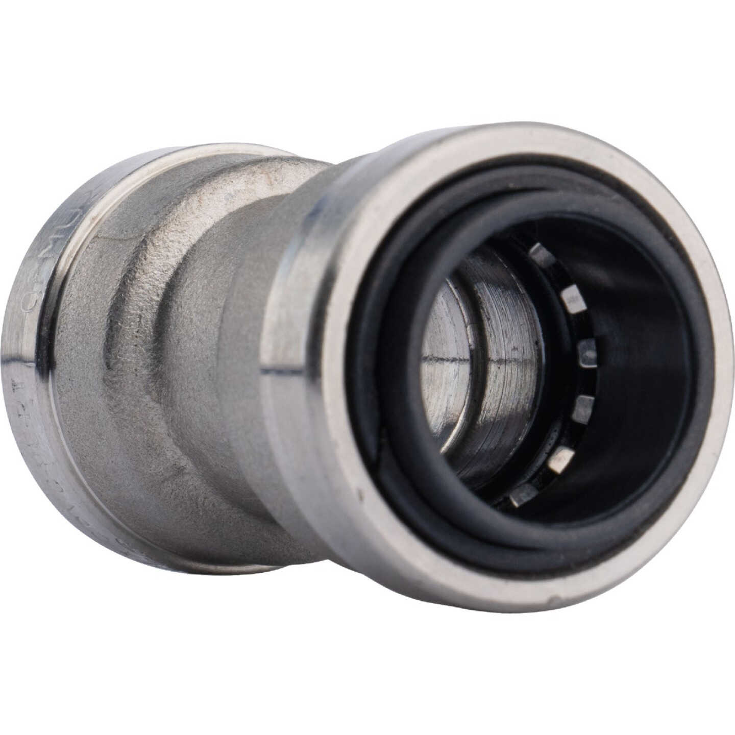 QuickFitting 1/2 In. Push-to-Connect Stainless Steel Straight Coupling Image 1