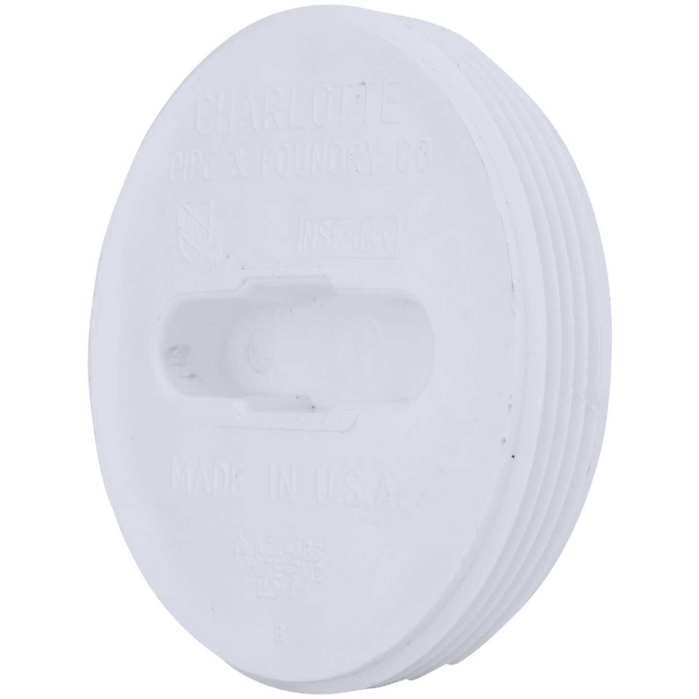 Charlotte Pipe 4 In. Schedule 40 DWV Toe-Saver PVC Floor Plug Image 1