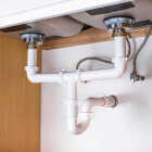 Keeney 1-1/2 In. or 1-1/4 In. White Plastic J-Bend Image 2