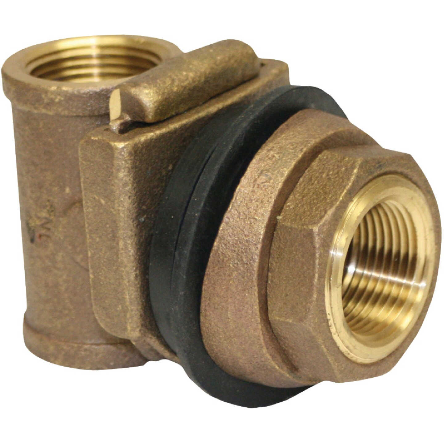 Merrill 1 In. x 1 In. FPT No-Lead Brass Pitless Adapter Image 1