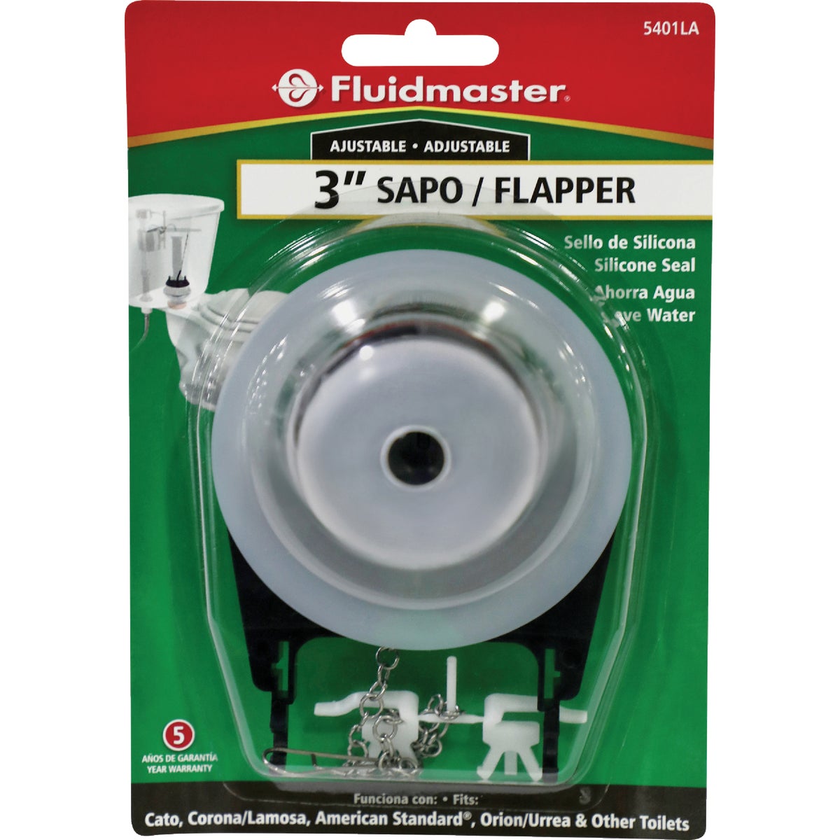 Fluidmaster 3 In. Adjustable Cato Replacement Flapper Image 4