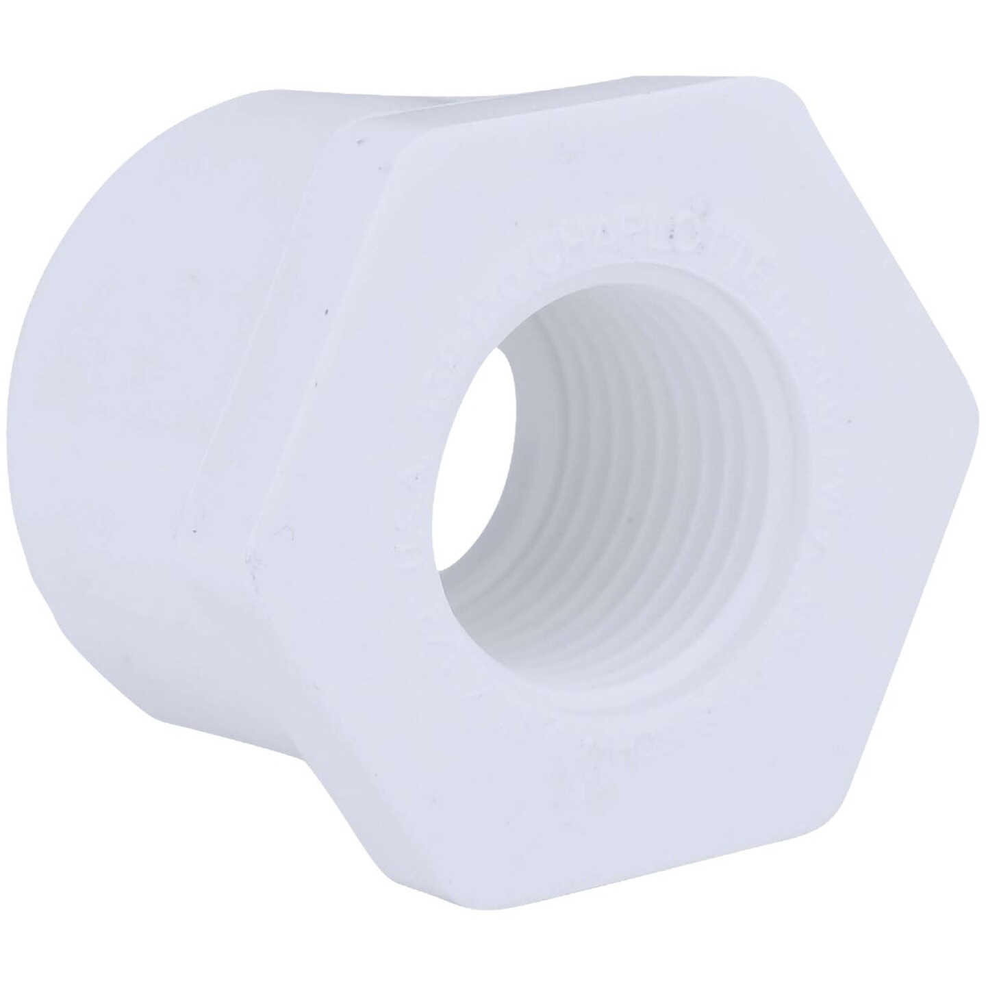 Charlotte Pipe 1 In. SPG x 1/2 In. FPT Schedule 40 PVC Bushing Image 1