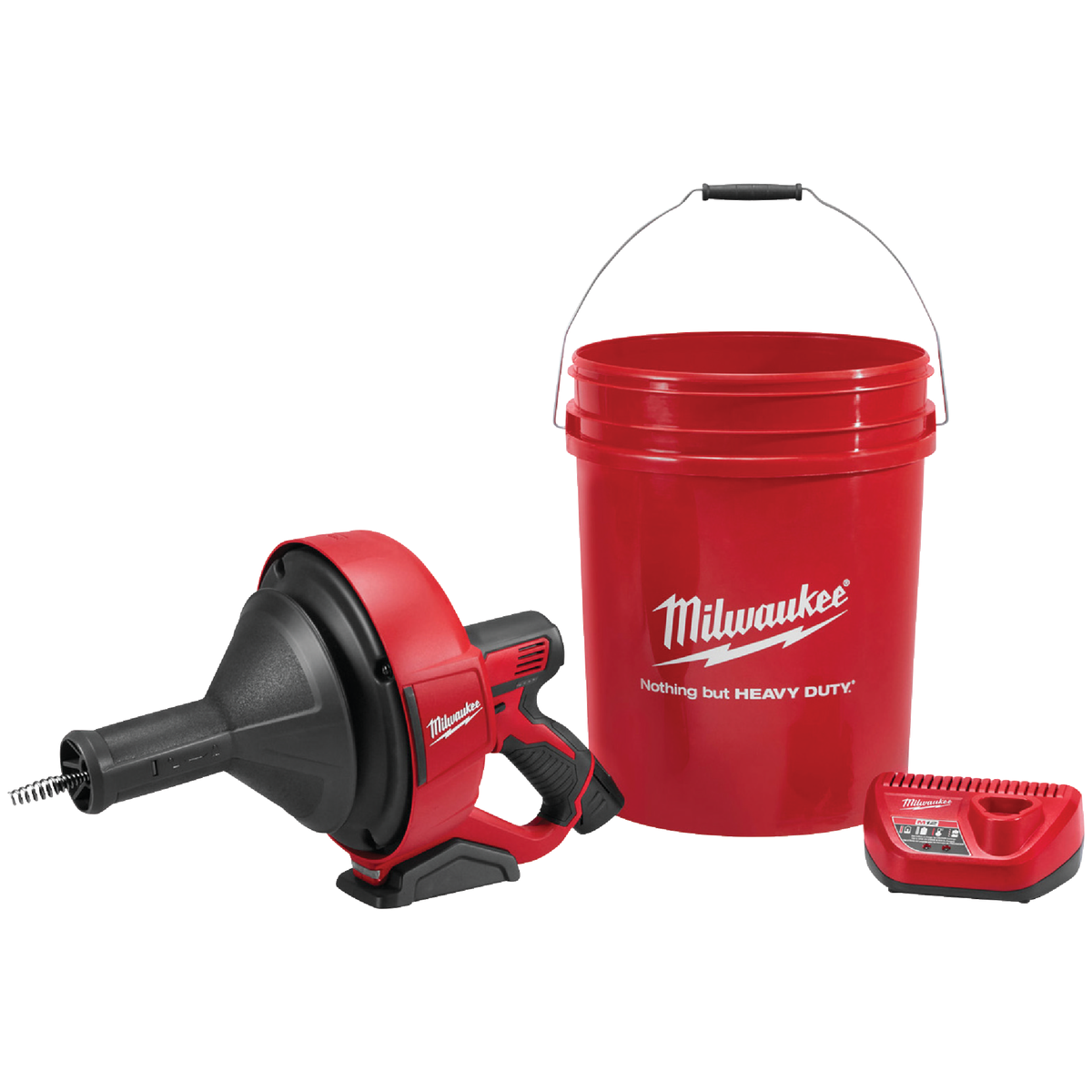Milwaukee M12 12V Lithium-Ion Cordless Drain Auger Kit