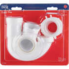 Do it Best 1-1/2 In. White Polypropylene Sink Trap with Reducer Washer Image 2