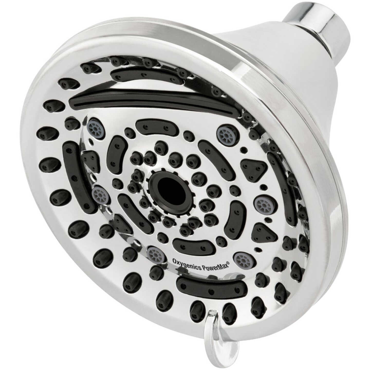 Oxygenics PowerMax 9-Spray 1.8 GPM Fixed Shower Head, Chrome Image 1