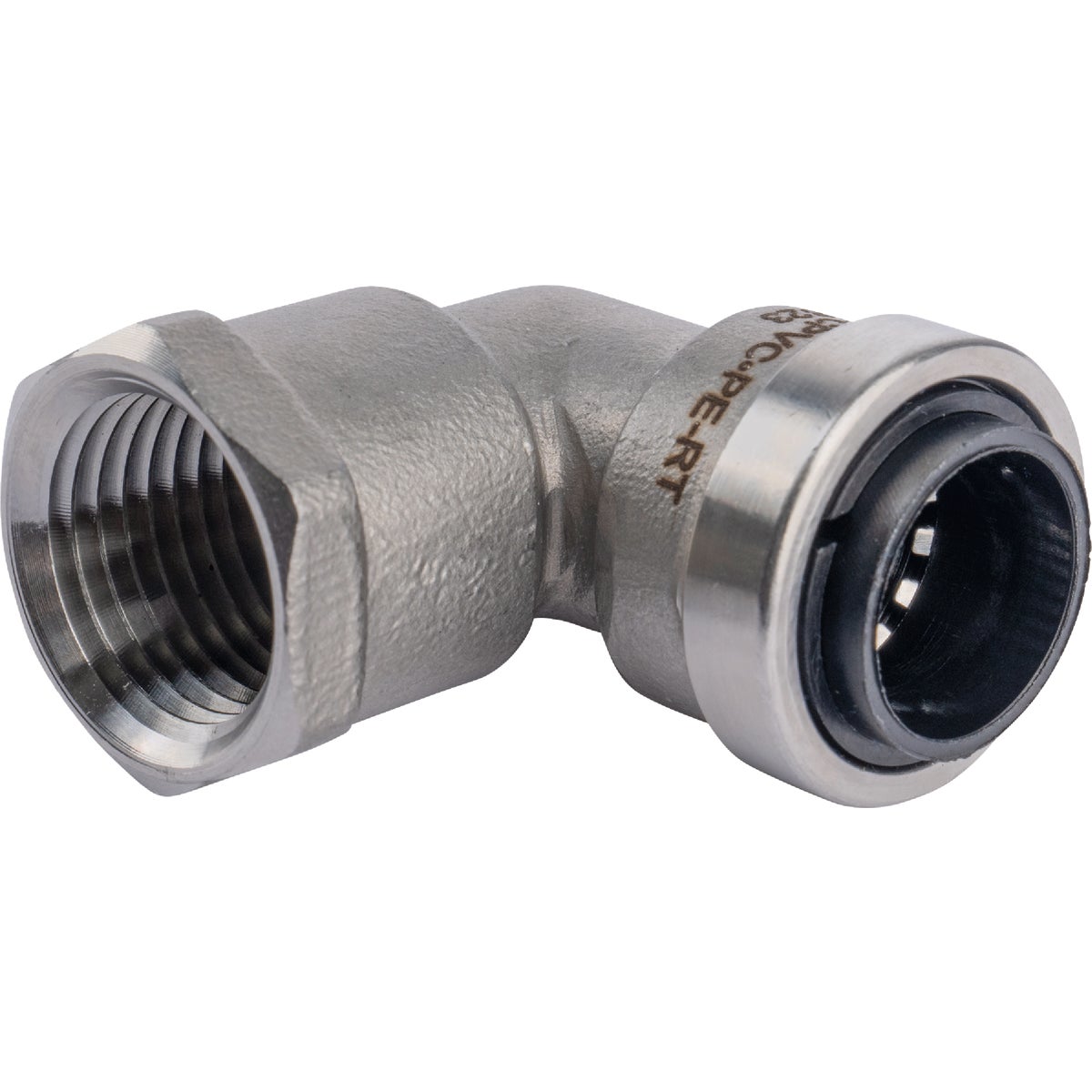 QuickFitting 1/2 In. Push-to-Connect x 1/2 In. FNPT Stainless Steel 90-Degree Elbow Image 4