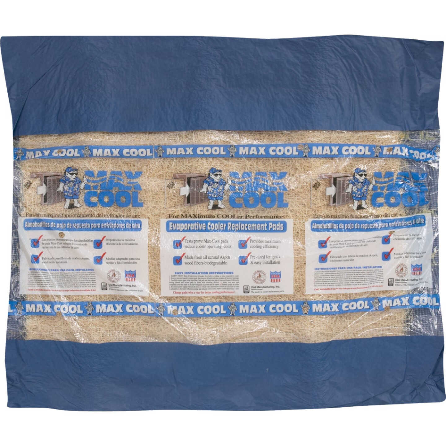 Dial Aspen 29 In. x 29 In. Long Strand Excelsior Evaporative Cooler Pad Image 1