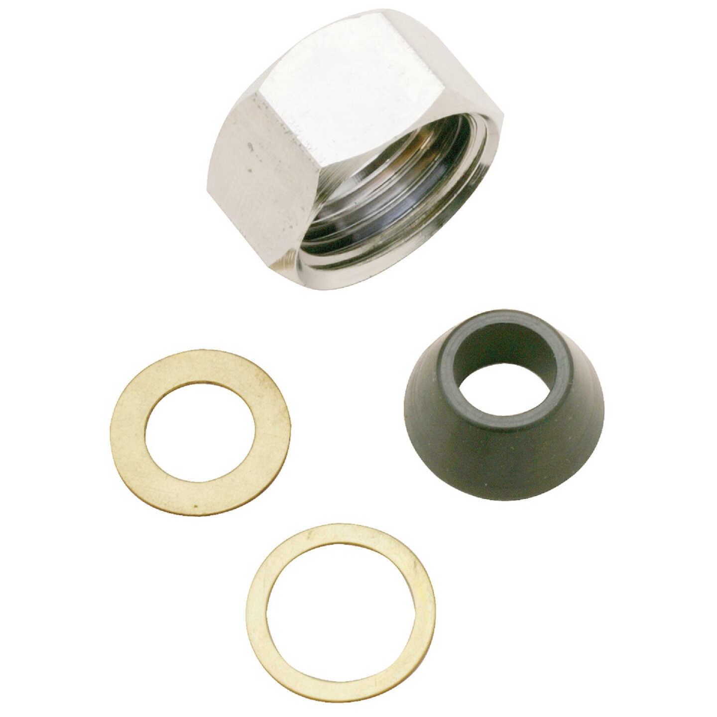 Do it Best 1/2 In. x 3/8 In. Slip-Joint Nut Set Image 1