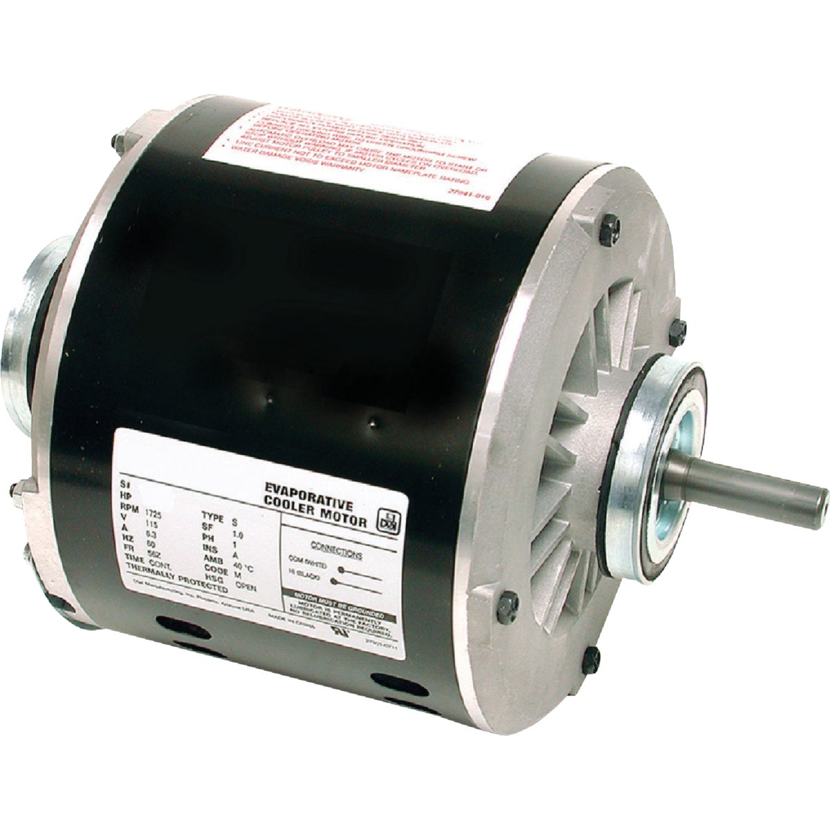 Dial 1/3 HP 1-Speed Residential Replacement Cooler Motor